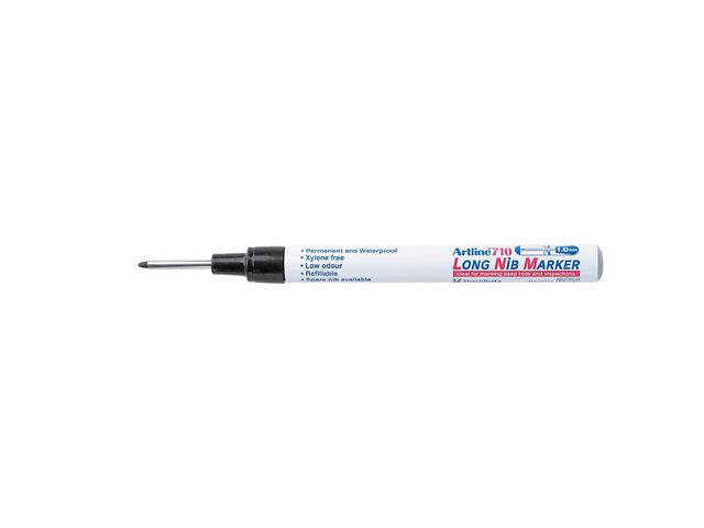 Märkpenna ARTLINE Rund 710 LongNib svart - 2