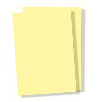 Färgat papper A4 120g Ljusgul 250/fp