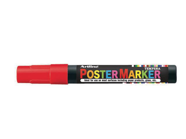 Poster Marker ARTLINE Rund 2.0 mm röd