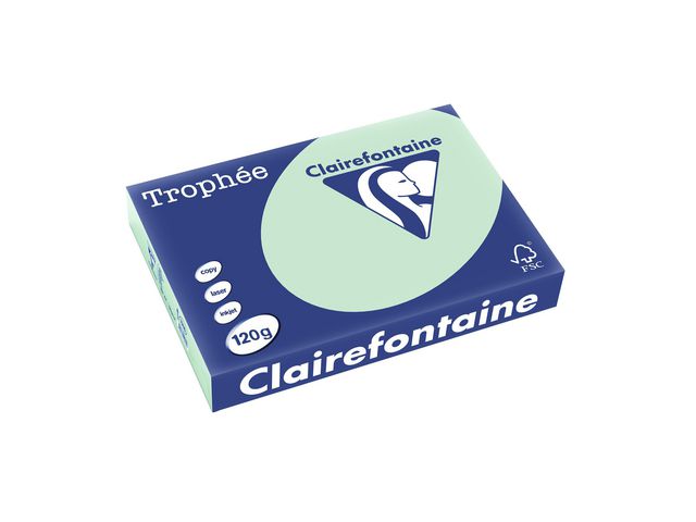 Färgat papper A4 120g Mintgrön 250/fp - 2