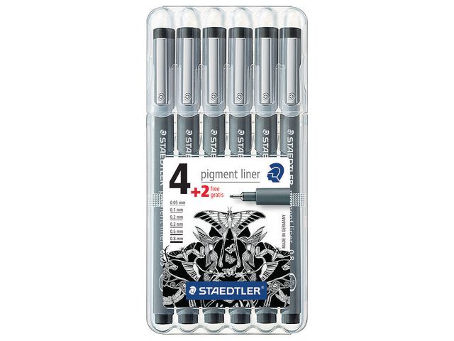 Tuschpenna STAEDTLER pigmentliner 6/fp - 4