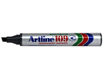 Märkpenna ARTLINE 109 sned 2-4mm svart 12/fp
