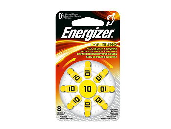 Batteri ENERGIZER hörsel 10 gul 8/FP