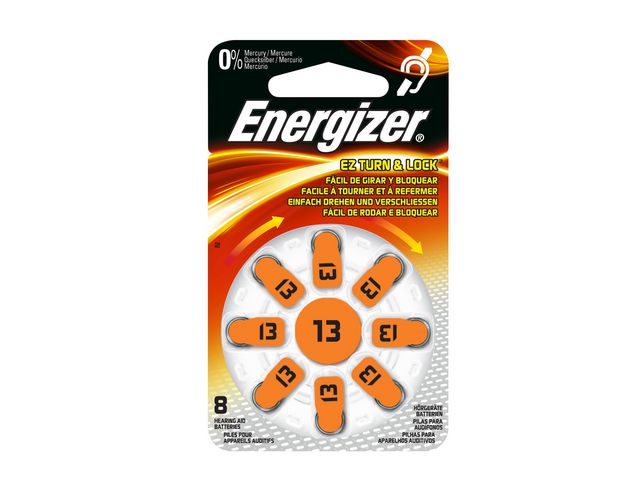Batteri ENERGIZER hörsel 13 orange 8/FP