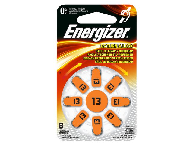 Batteri ENERGIZER hörsel 13 orange 8/FP - 2