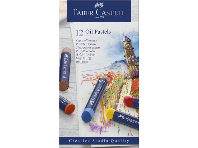 Oljepastellkritor Faber Castell 12 färger - 3