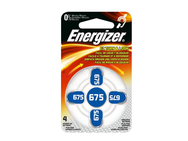 Batteri ENERGIZER hörsel 675 blå 4/FP