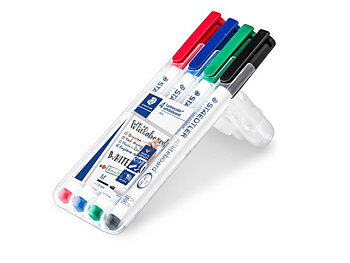 Whiteboardpenna LUMOCOLOR 1,0mm 4/FP