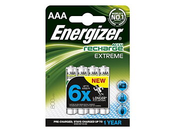 Batteri Laddbar ENERGIZER AAA Extreme(4)