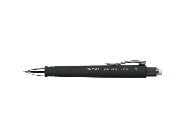 Stiftpenna Poly Matic 0,7 mm, Svart