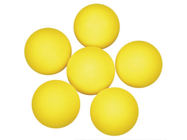 Mjuk boll 9 cm 6 bollar/fp