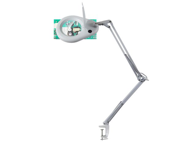 Förstoringslampa Unilux Zoom LED vit