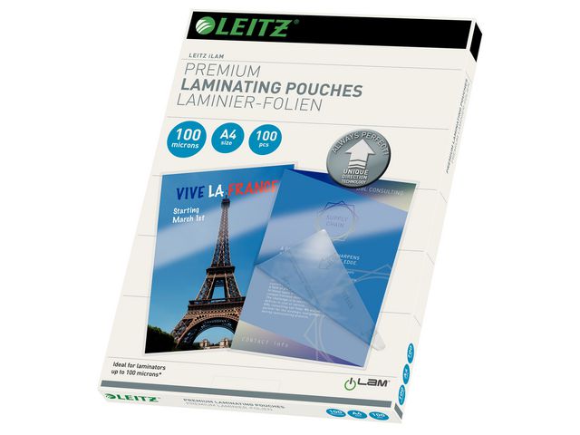 Laminat LEITZ A4 UDT 100 mic. 100/fp