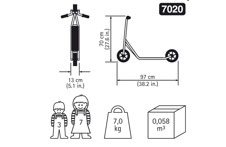 Sparkcykel Medium  - 6