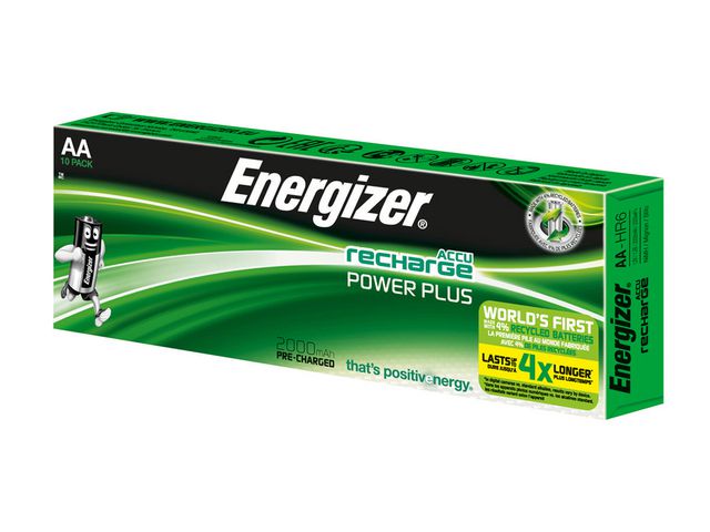 Batteri Laddbar ENERGIZER P-P AA 10/FP
