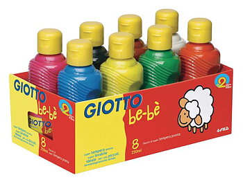 Akrylfärg Kids 250ml x 8 färger