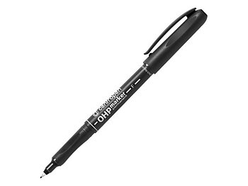 Overheadpenna Ergo perm.f svart
