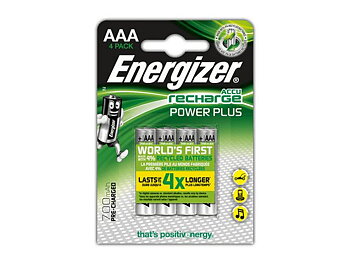 Batteri Laddbar ENERGIZER P-P AAA 4/FP