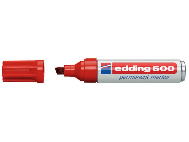 Märkpenna EDDING permanent 500 röd - 3