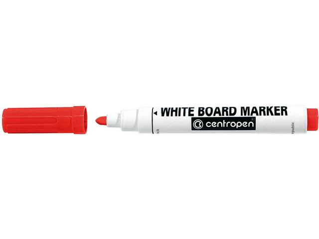 Whiteboardpenna rund spets röd - 2