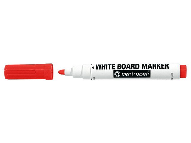 Whiteboardpenna rund spets röd