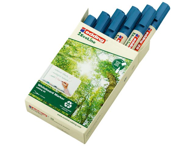 Whiteboardpenna EDDING Eco 28 blå - 3