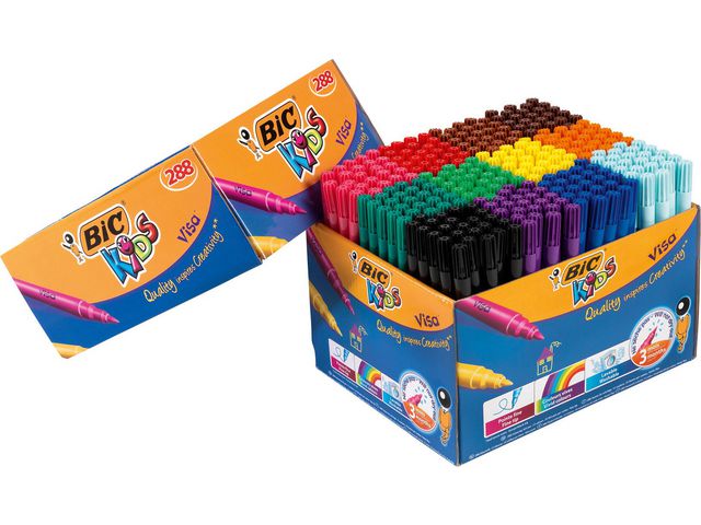 Fiberpennor BIC Kids Visa M 288/fp