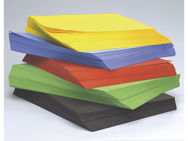 Tonpapper 250x320 mm svart 110 g 500/fp - 2