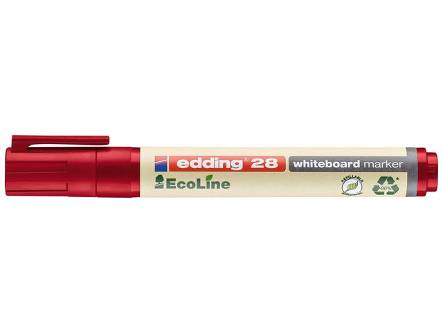 Whiteboardpenna EDDING Eco 28 röd - 2
