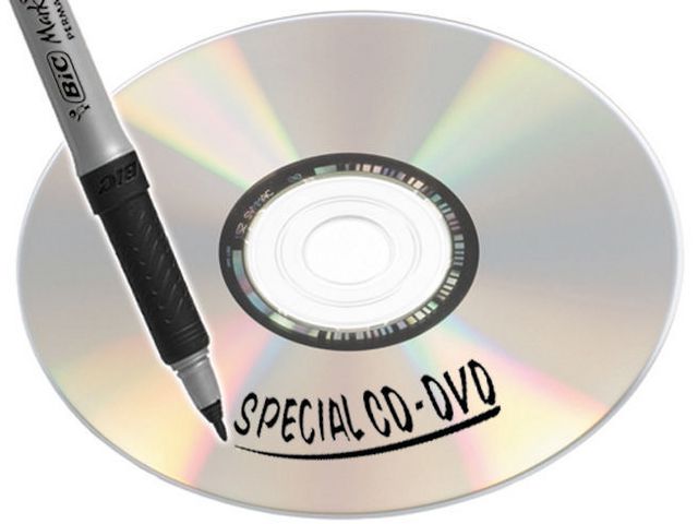 Märkpenna BIC Marking CD/DVD svart - 2