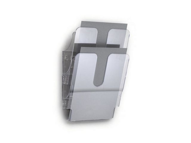 Blankettfack FlexiPlus A4S 2-fack transp - 2