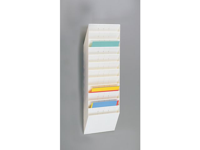 Blankettfack Flexiboxx A4L 12-fack vit - 2