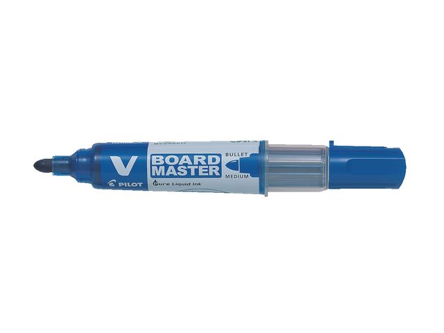 Whiteboardpenna PILOT V Board rund blå - 2