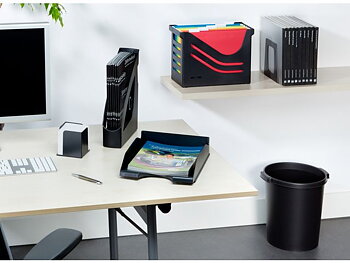 Papperskorg Jamela Eco 15 liter svart 