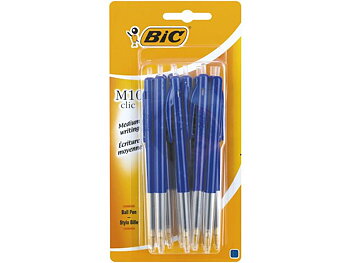 Kulpenna BIC Clic M10 1,0 blå blis 10/FP