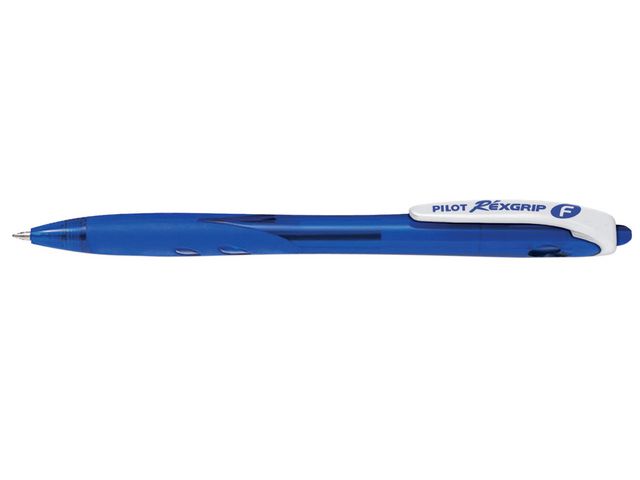 Kulpenna PILOT RexGrip fine 0,7 blå - 2