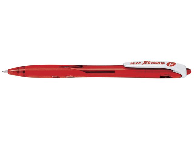 Kulpenna PILOT RexGrip fine 0,7 röd - 2