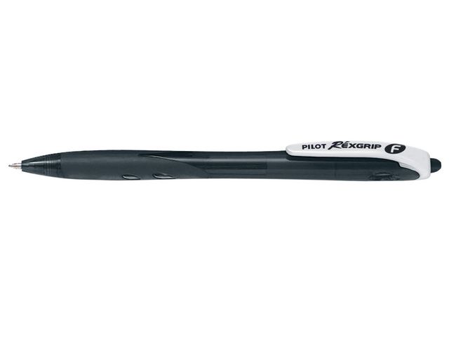 Kulpenna PILOT RexGrip fine 0,7 svart - 2