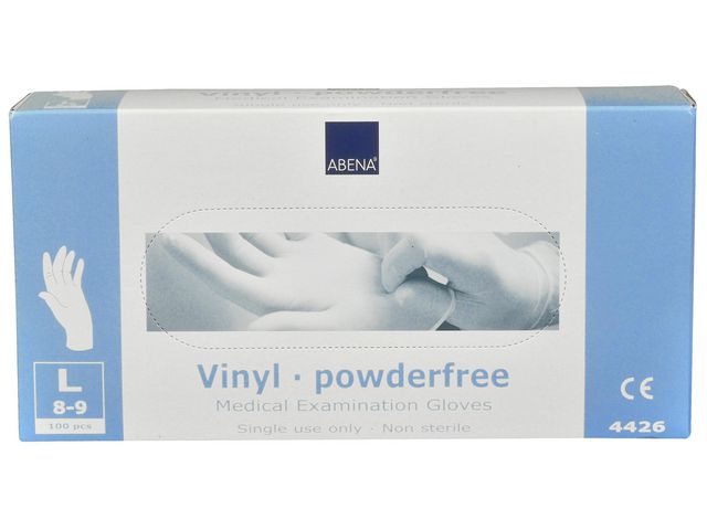 Handske vinyl puderfri L 100/fp - 2