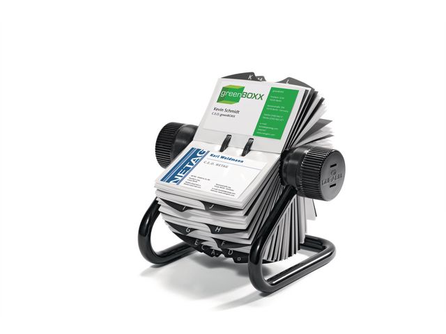 Visitkortssnurra DURABLE VISIFIX svart - 2