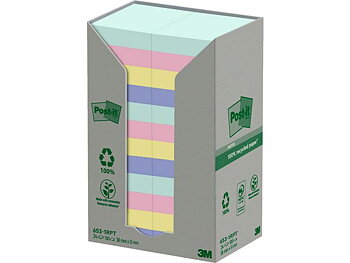 Notes POST-IT 100% recyled 38x51 24/fp