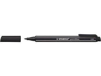 Fineliner Stabilo Point Max 0,8 mm svart