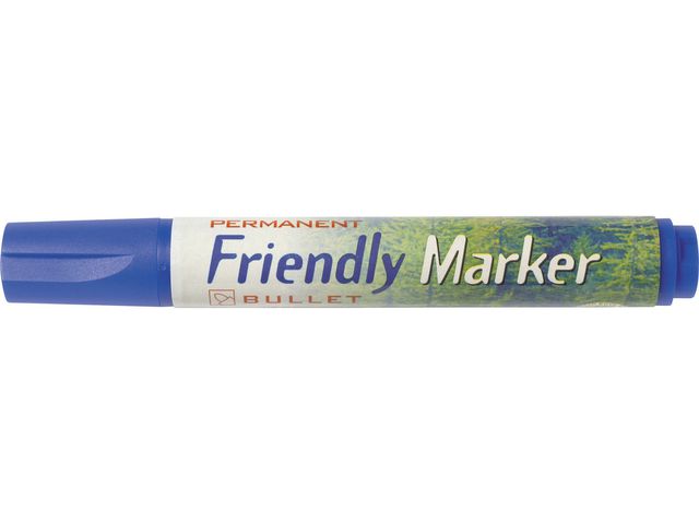 Märkpenna FRIENDLY rund blå - 2