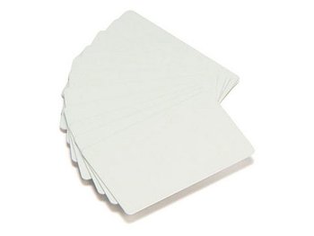 Plastkort ZEBRA PVC White Cards 500/FP