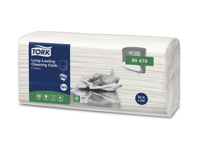 Rengöringsduk TORK W4 Slitstark 90/FP