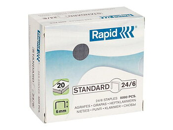 Häftklammer RAPID 24/6 galv 5000/FP