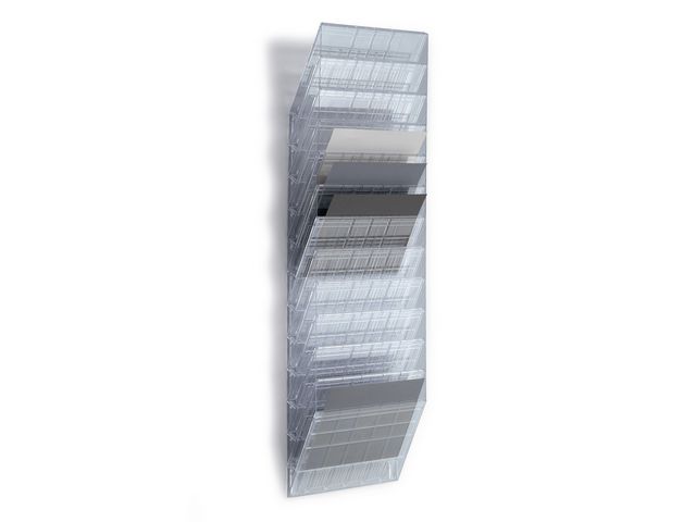Blankettfack Flexibox A4L 12-fack transp