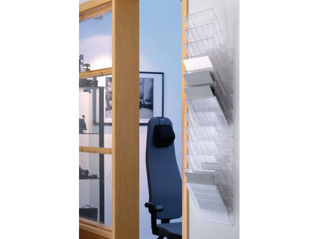 Blankettfack Flexibox A4L 12-fack transp - 2