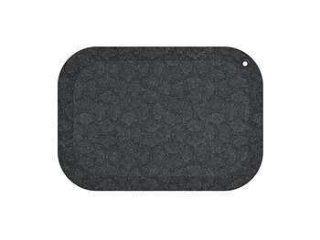 Arbetsplatsmatta StandUp 53x77cm svart