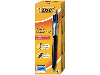Kulpenna BIC 4 Colours Grip Pro 1,0